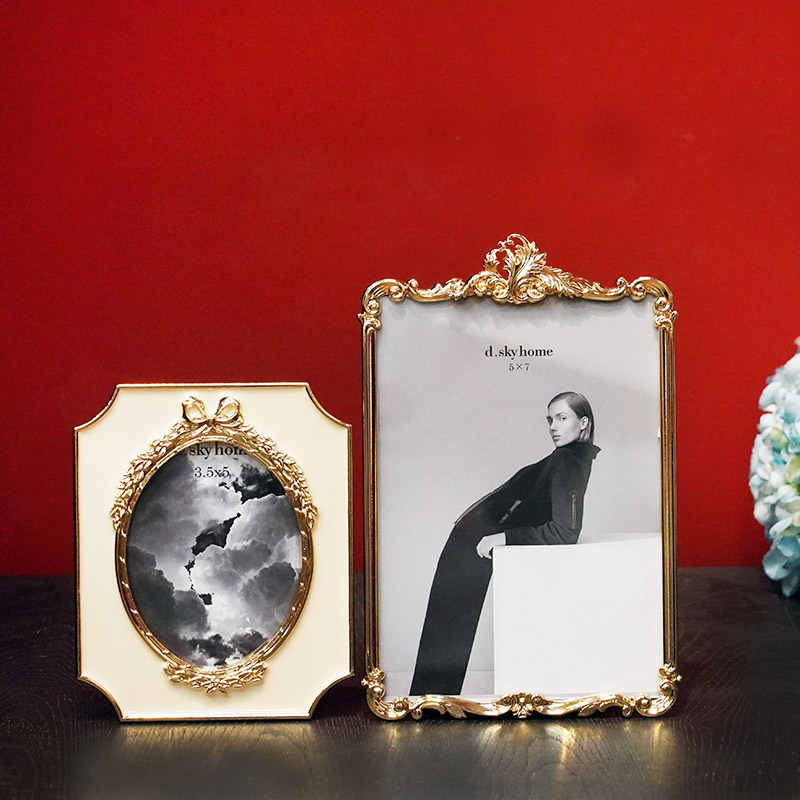 费灵相框金属轻奢风时尚创意