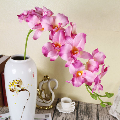 仿真落地蝴蝶兰花艺假花装饰花