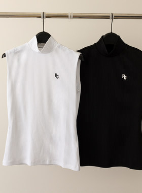 高尔夫女装夏季无袖T恤弹力修身显瘦GOLF服装背心韩版上衣
