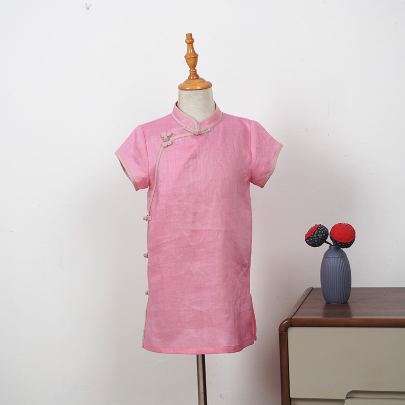 燕子手工童品中式旗袍裙品质保证