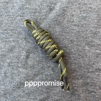 ppppromise 25aw袋鼠鞋鞋带编织diy绳结挂饰配饰配件挂件挂包鞋扣