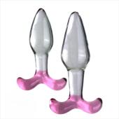 glass masturbation made used anus toy