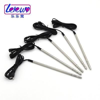 Male penis electric shock punishment toy urethral dilator