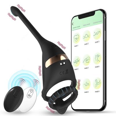 A vibration-stimulating ring that acts on the clitoris