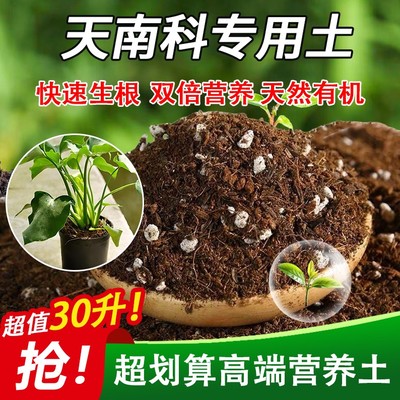 天南科专用土家用盆栽土绿植通用营养土养花轻质蓬松花泥有机肥料