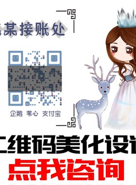 二维码美化设计三合一收钱图片制作定做个性微信支付宝名片自定义