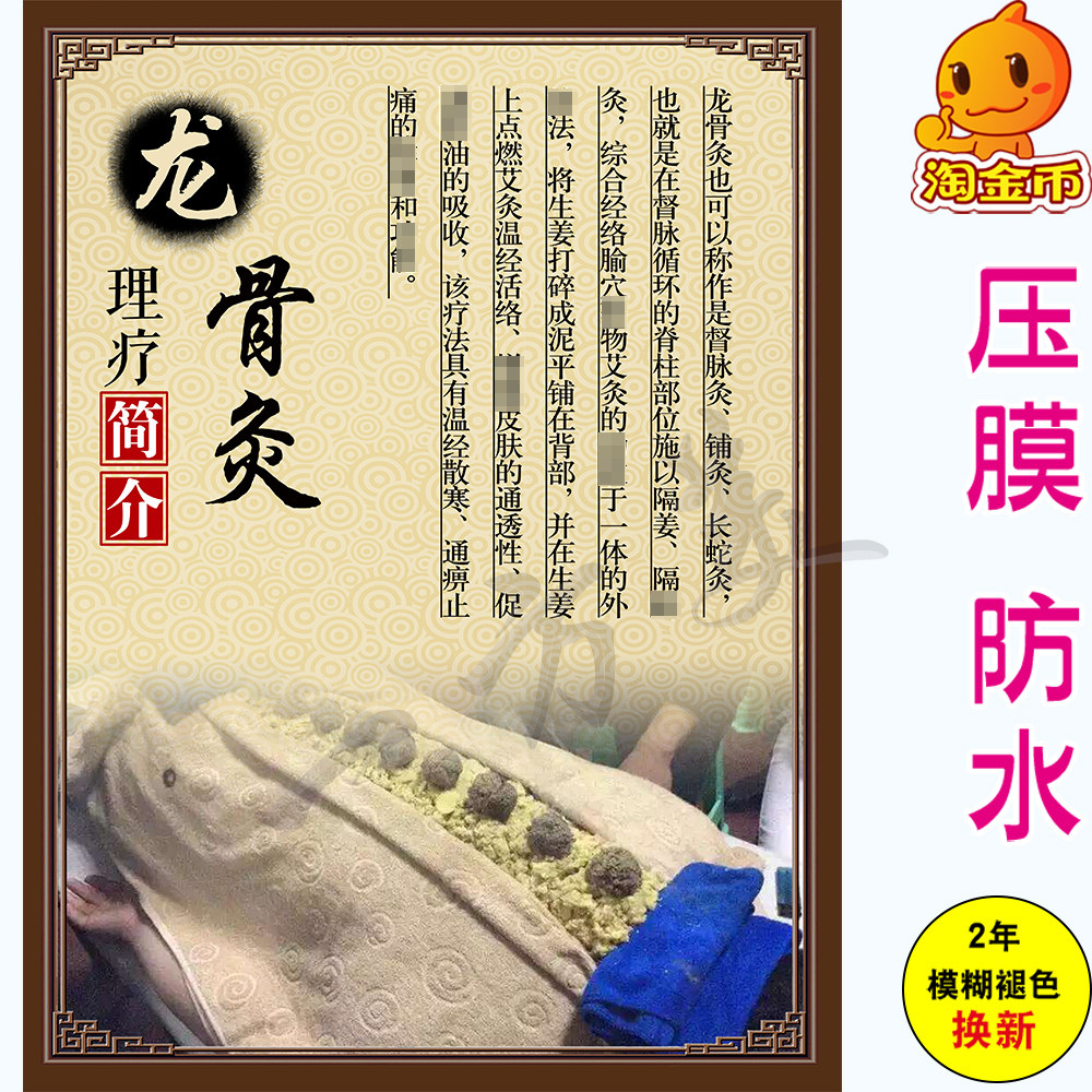 中医人体经络美容院养生kt板装饰画图片广告宣传挂图艾龙骨灸海报