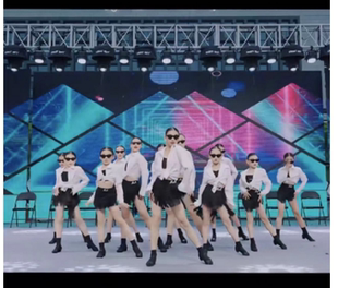 现代舞爵士舞拉丁舞蹈酷儿童演出服白色衬衫中国舞抒情艺考级练功