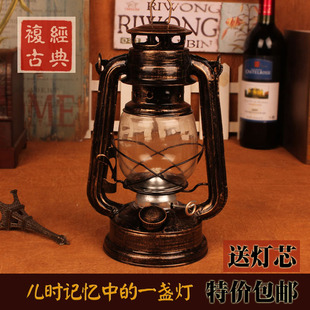 红灯记舞蹈台道具表演出道具复古煤油灯手提露营灯帐篷灯摄影道具