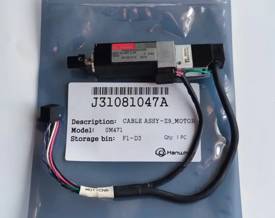 贴片机SM471 481机器电机 J31081047A Z轴马达P50B02002AXH2R