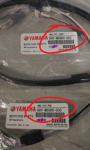 KHY-M66R4-003 KHY-M6655-000 YAMAHA飞达台车线　小推车通讯线