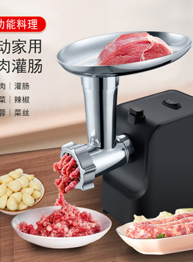 外销英规绞肉碎肉机家用电动搅碎肉机外贸多功能绞肉打蒜泥灌肠机