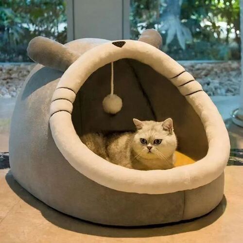 猫窝四季保暖冬天狗窝四季通用用品封闭式猫床可拆洗宠物窝