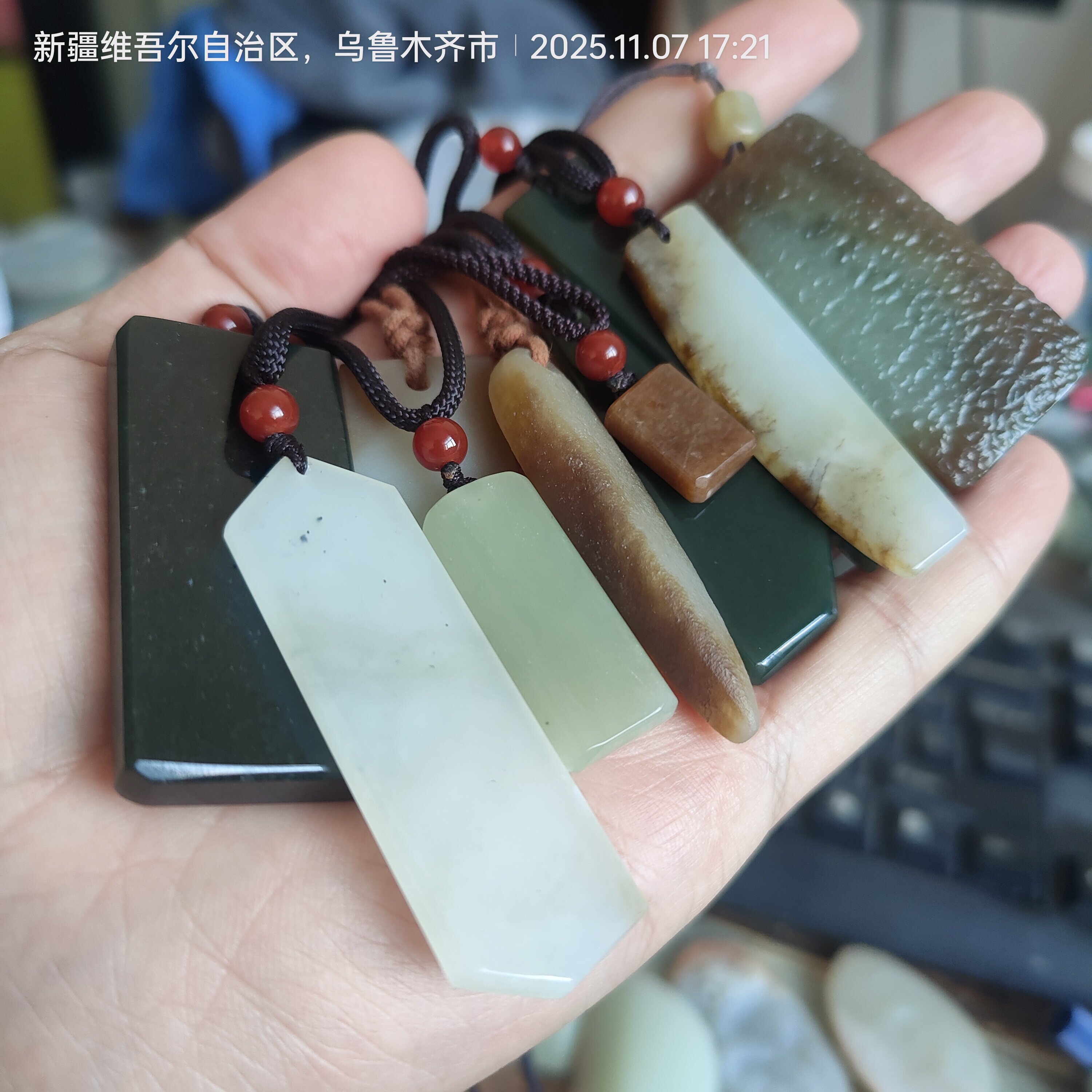 手艺人天然新疆和田玉 平安无事牌子 素牌无字牌 吊坠挂件男女款