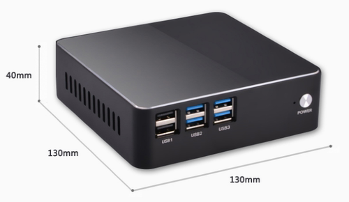 全铝工控无风扇机箱N2810j1900