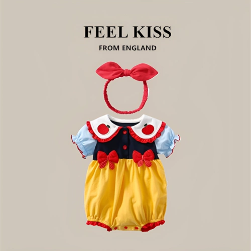 Детская летняя одежда, боди, комбинезон для новорожденных для принцессы