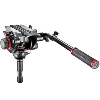 曼富图 Manfrotto 504HD摄像机液压云台 带快装板 承重7.5kg