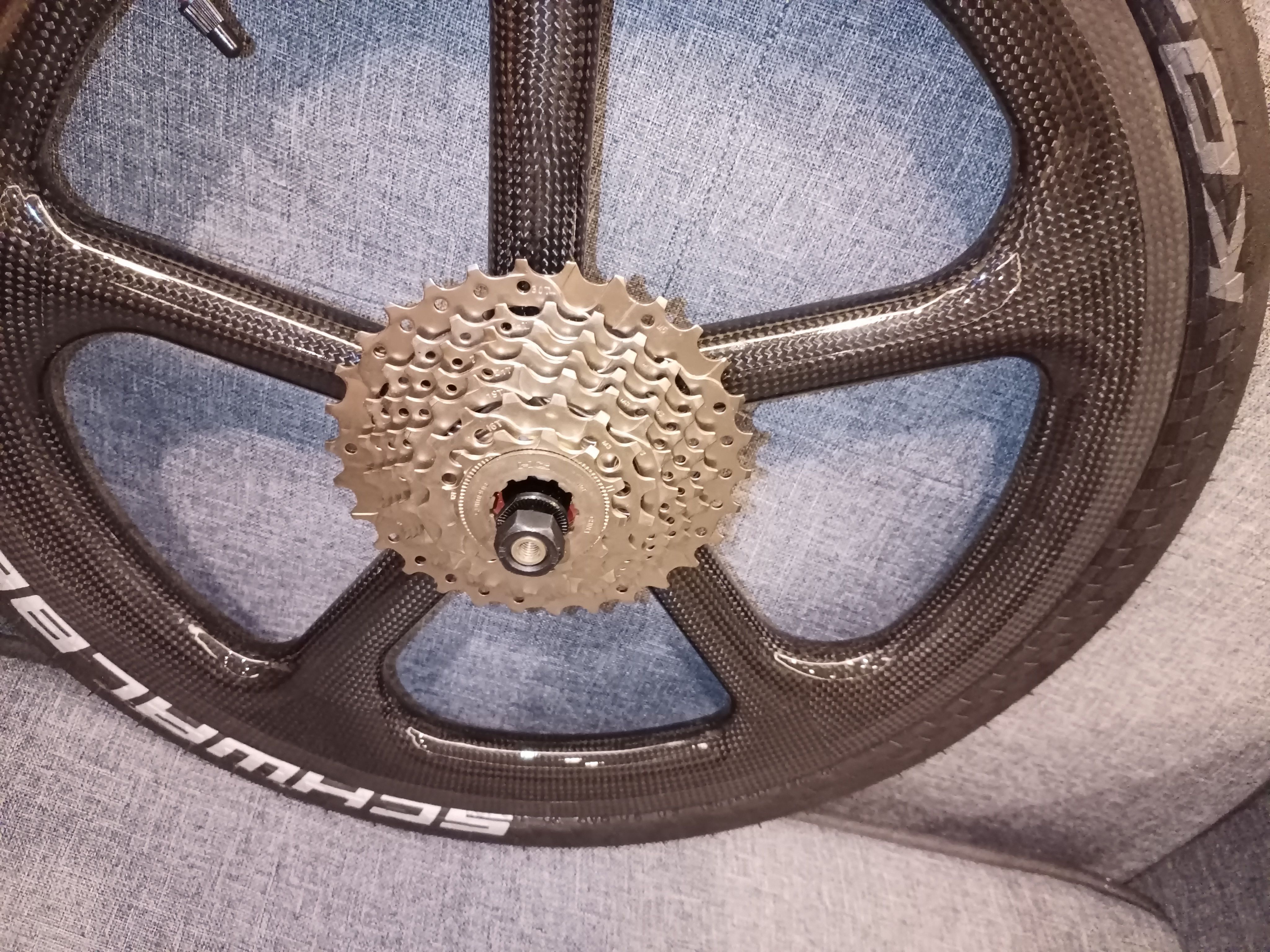 小布5刀碳纤轮组送7速11-30T飞轮