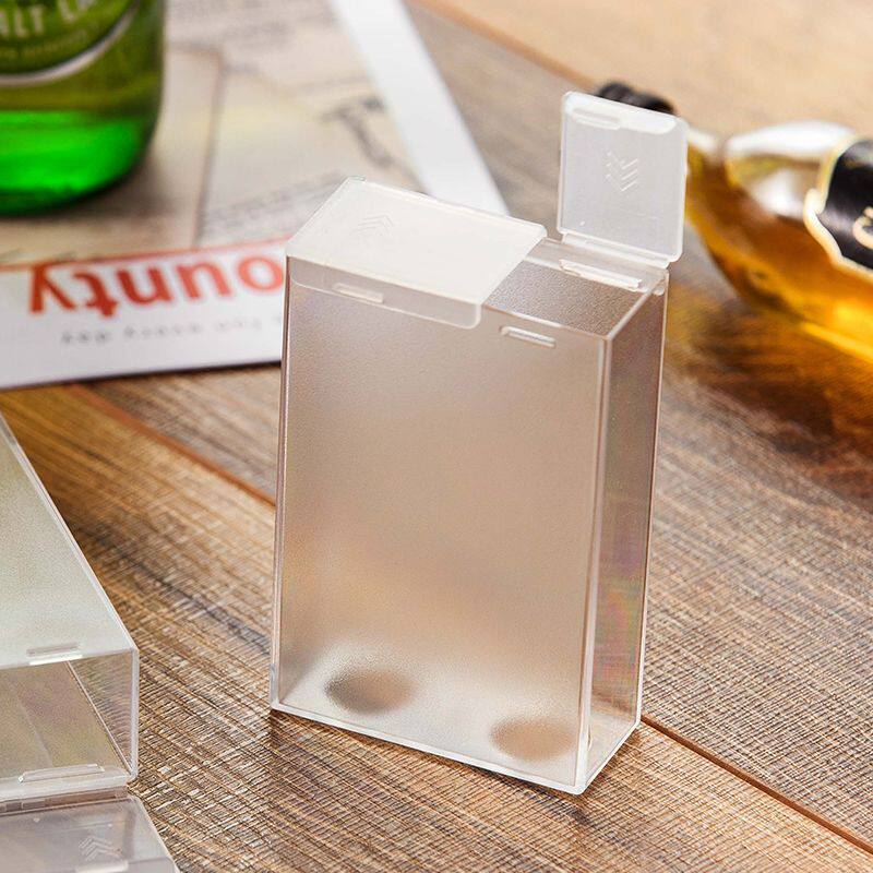 爱斗仕adous透明烟盒软包烟专用常规烟盒耐压耐磨高档烟盒