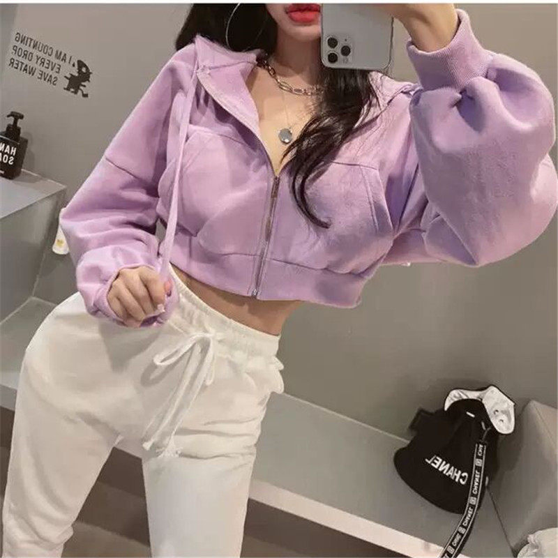 秋冬韩版2024新时尚简约开衫卫衣