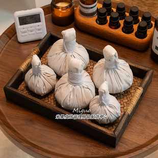 泰式草药球泰式养生保健球按摩球软药球热理疗球颈椎热敷包草本球