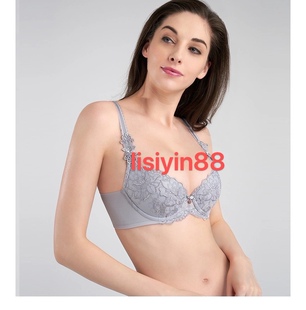 8537 侧收有钢圈文胸16 Triumph 黛安芬高端优雅玫瑰性感蕾丝薄款