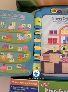 Leapfrog学前英语数学启蒙思维游戏书学习机玩具