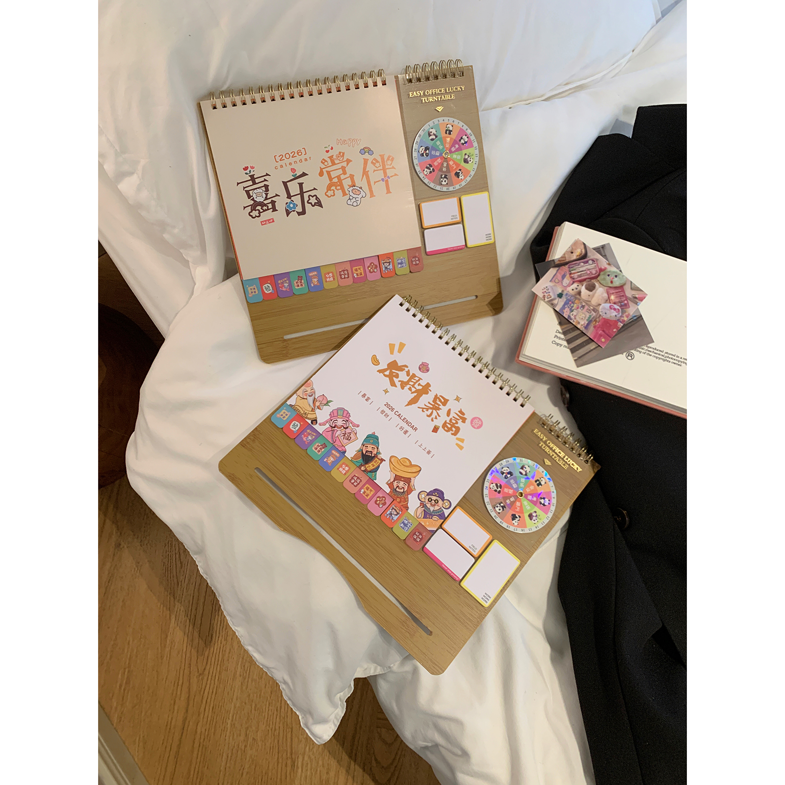 便签条日历卡通可爱桌面台历