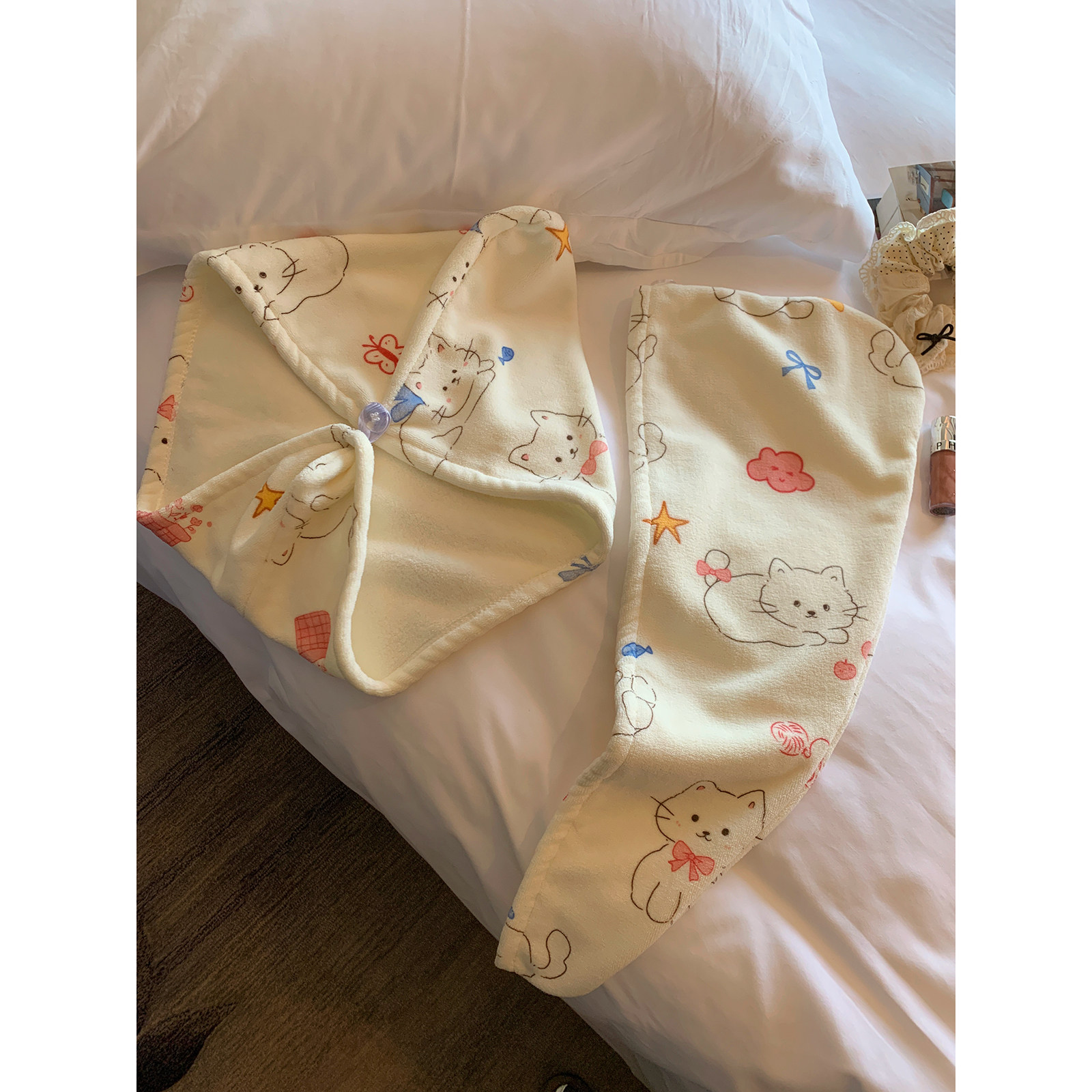 馨帮帮杂货铺 吸水速干洗澡包头巾成人浴帽可爱卡通猫咪干发帽女,居家布艺,干发毛巾,淘宝优惠券,粉丝福利购,淘宝优惠卷