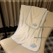 馨帮帮杂货铺 可爱洗脸毛巾柔软亲肤裹巾吸水速干卡通小象浴巾女