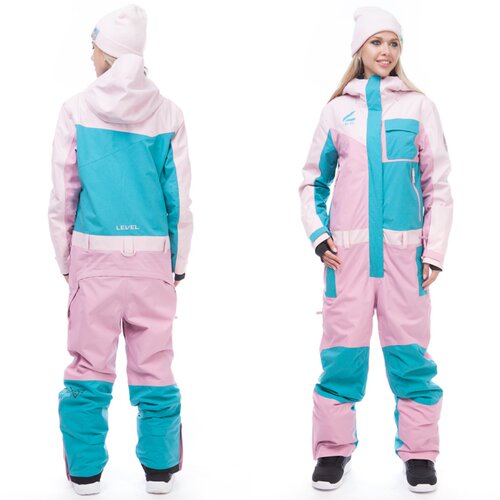 意大利户外P棉单板连体滑雪服女