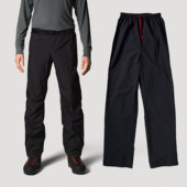 轻量化户外防风防水多重魔术贴束脚3M反光冲锋裤 弹力防水骑行长裤