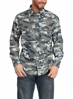 美国Rafter户外UV防晒徒步旅行登山长袖快干衣钓鱼速干衬衫特大码