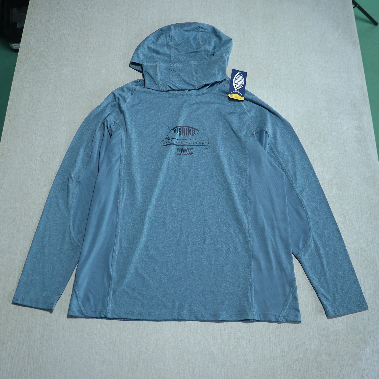 美国户外UPF50防晒高弹海钓Sunshirt长袖速干冲浪T恤瑕疵特价系列