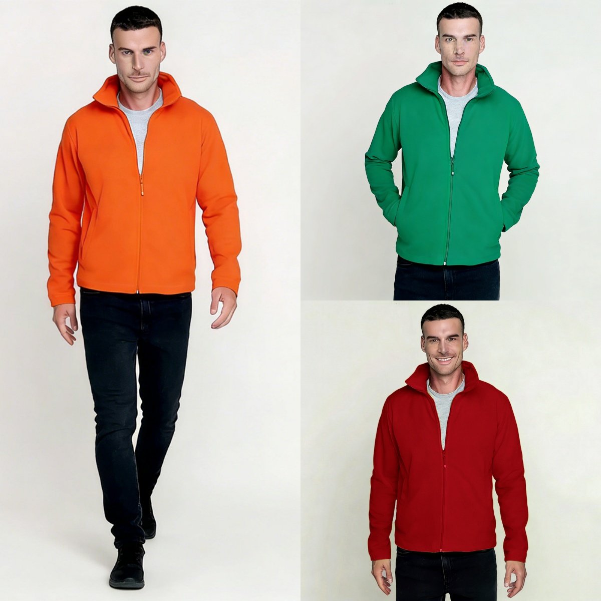 法国户外糖果色保暖透气旅行徒步登山冲锋衣内胆弹力立领抓绒外套