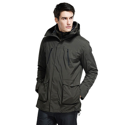 羽绒内胆防水透气三合一冲锋衣