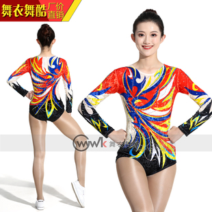 舞衣舞酷竞技体操服健美操服装技巧女考级比赛演出专业定制训练