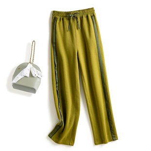 卫裤 MASE 秋冬季 运动裤 子 宽松百搭2023小个子秋冬休闲直筒裤