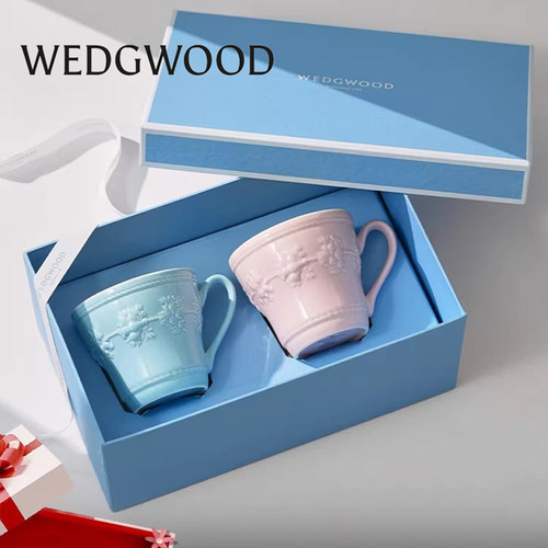 WEDGWOOD情侣对杯咖啡杯对杯礼盒