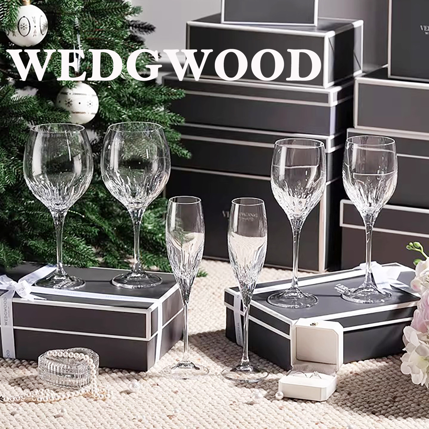 WEDGWOOD公爵夫人水晶玻璃酒杯