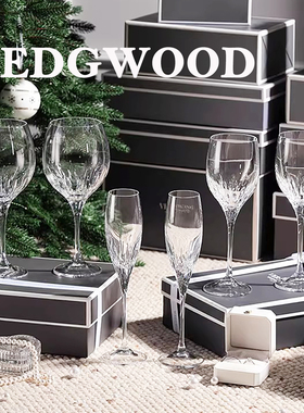 WEDGWOOD威基伍德VeraWang公爵夫人水晶酒杯香槟杯红酒杯高脚对杯