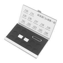 电话卡收纳盒卡包便携手机nano sim小卡整理保护套大容量送标签针