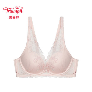 黛安芬水盈双生花新款 8858 内衣女软支撑小胸聚拢文胸16