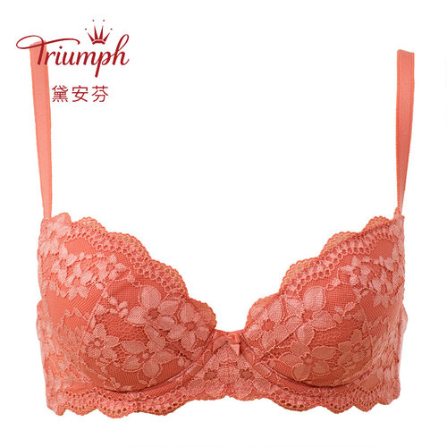 黛安芬水袋正品蕾丝拢胸纯色文胸