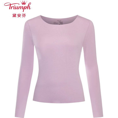 黛安芬美润柔肤衣2.0；暖衣女抗菌防静电上装H000215长裤H000216