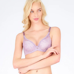 黛安芬Florale文胸性感蕾丝透气薄杯有钢圈聚拢无痕16-8535