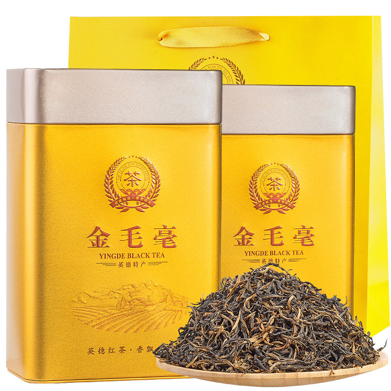 茶叶英德红茶金毛毫特级茶叶礼盒特色产区红茶