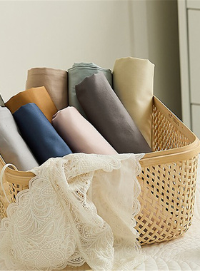 100支全棉贡缎绸缎枕套单个纯棉枕头套家用单人48&times;74cm一对