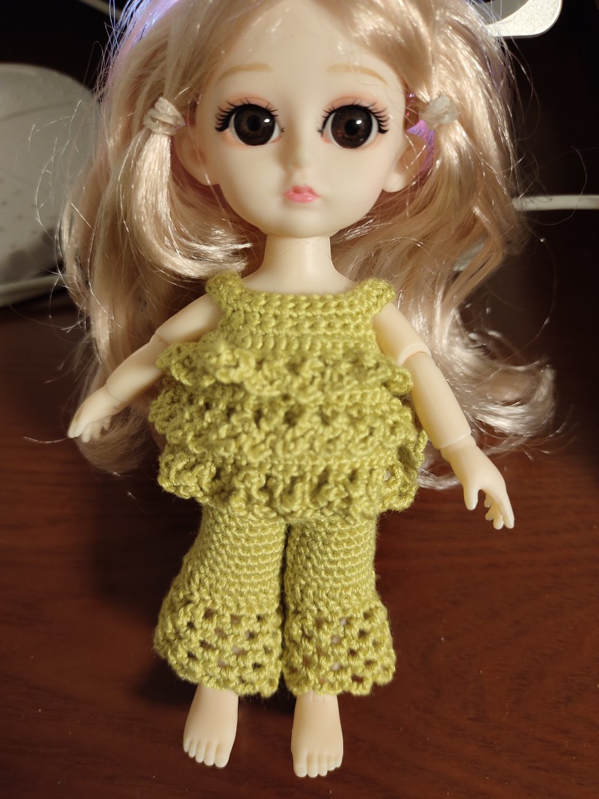 钩织娃衣叮小马套装娃娃手工定制毛线编织