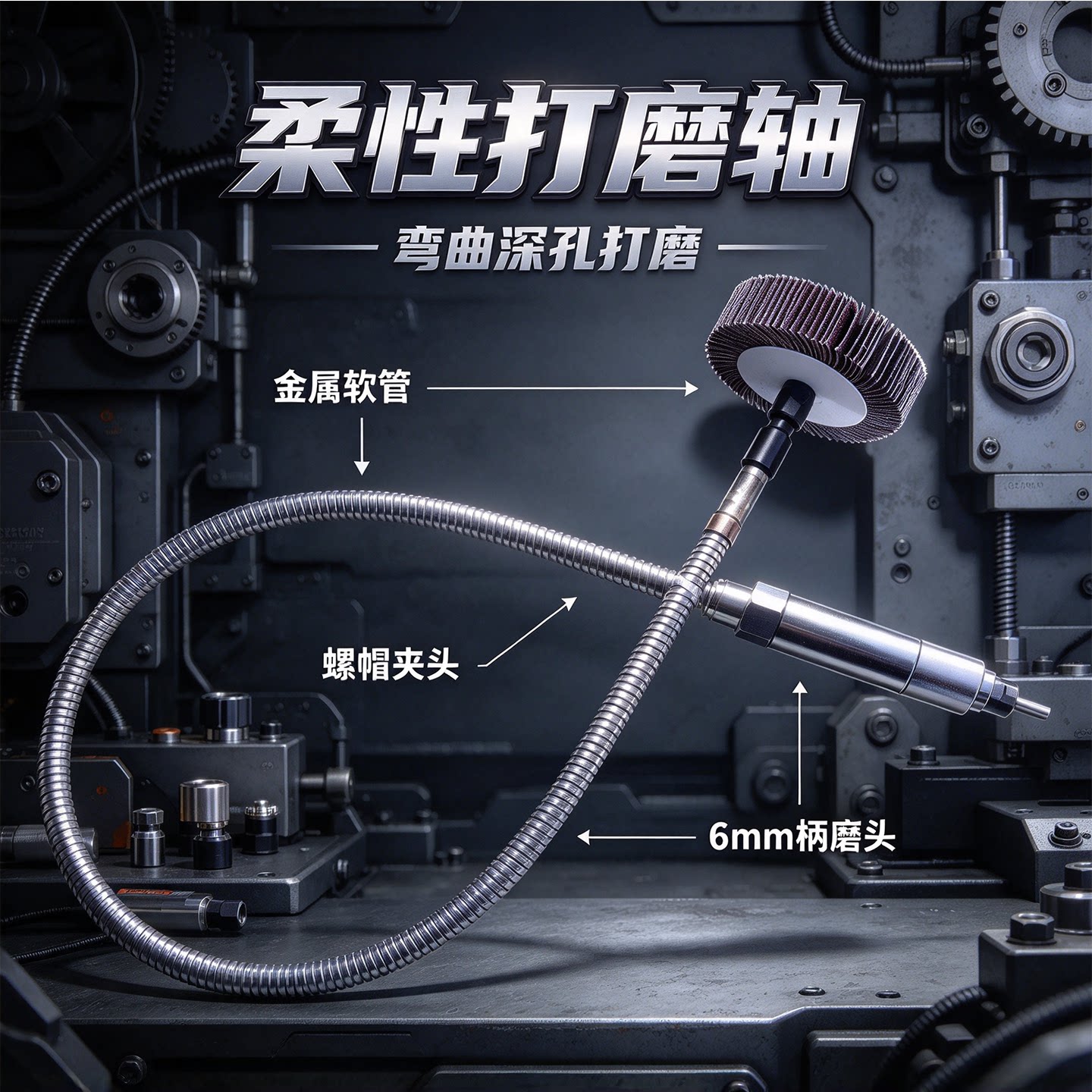 直磨机手电钻柔性万向可弯曲软轴